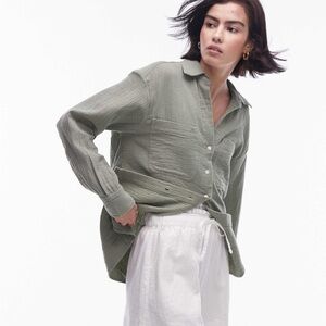NWT Topshop Cotton Casual Shirt